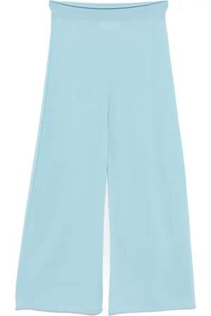 VANISÉ Fine-knit palazzo pants