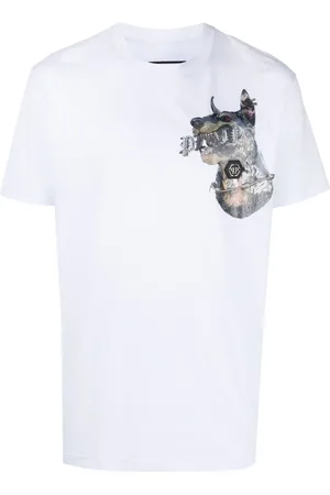 Philipp Plein Graphic-print cotton T-shirt