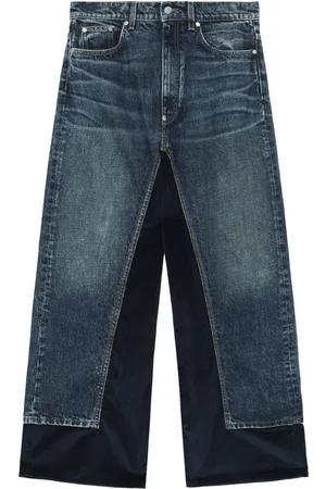 Stella McCartney Contrasting straight-leg jeans