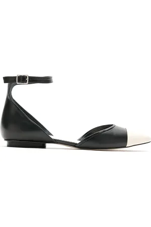 Sarah Chofakian Cisne flat leather sandals