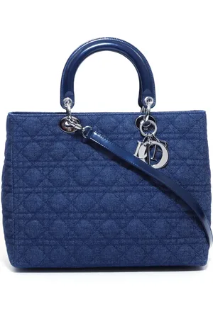 Dior 2000 large Cannage Lady Dior two-way handbag