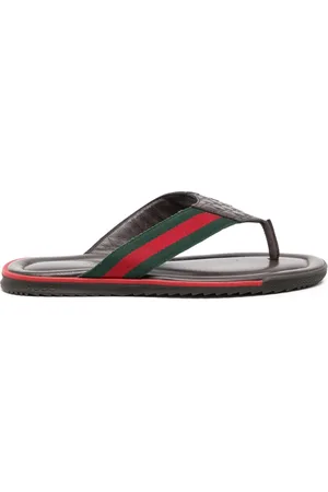 Gucci Leather flip flops
