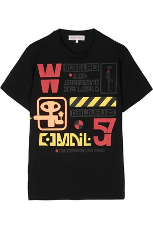 WALTER VAN BEIRENDONCK Electric cotton T-shirt