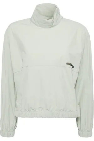 Izzue Logo-appliqué high-neck jacket