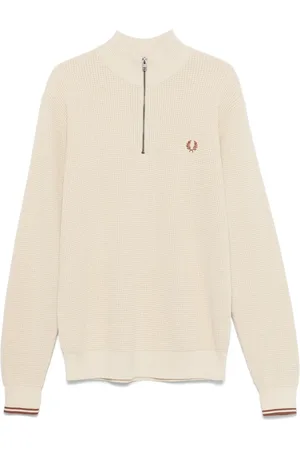 Fred Perry Waffle-knit sweater