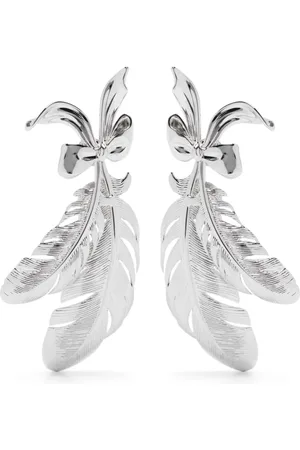 Shushu/Tong X YVMIN layered feather earrings