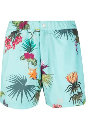 Etro Floral-print swim shorts