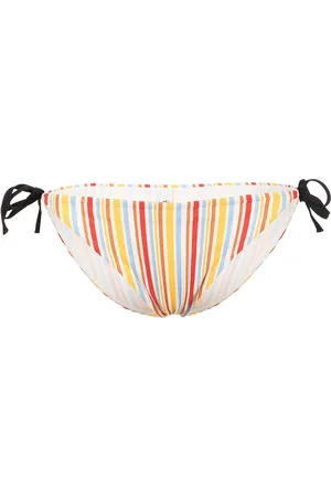 Lemlem Mokati striped string-tie bikini bottoms
