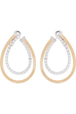 Marco Bicego 18Kt yellow diamond drop earrings