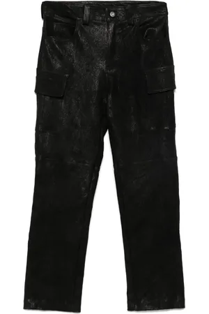 SALVATORE SANTORO Leather trousers