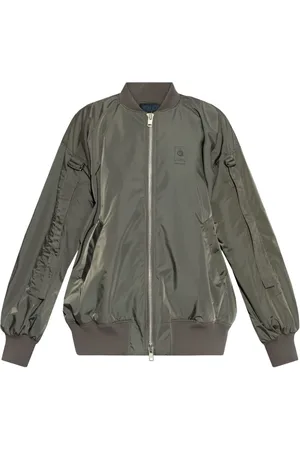 YOHJI YAMAMOTO Logo-patch bomber jacket