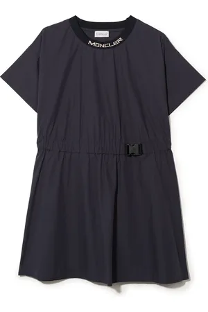 Moncler Belted poplin T-shirt dress
