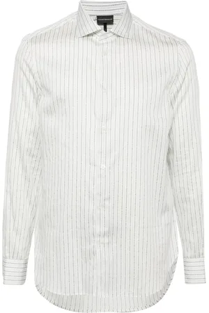 Emporio Armani Vertical-striped shirt