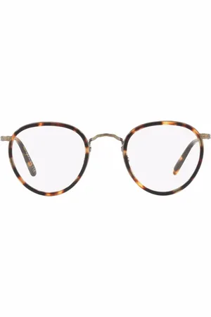 Oliver Peoples MP-2 round tortoiseshell glasses