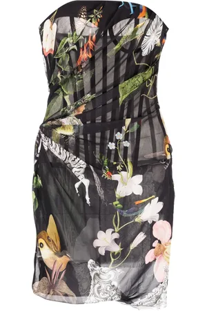 MONSE Strapless draped minidress