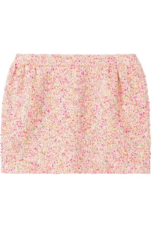 ST. JOHN Bonded Novelty tweed skirt