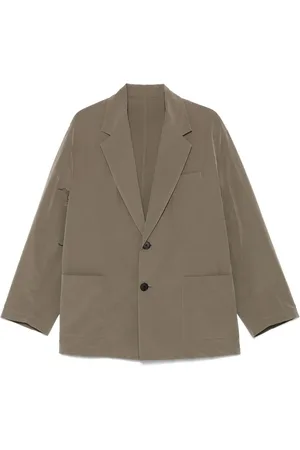 stein Windproof single-breasted blazer