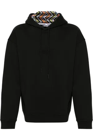 Missoni Logo-embroidered cotton hoodie