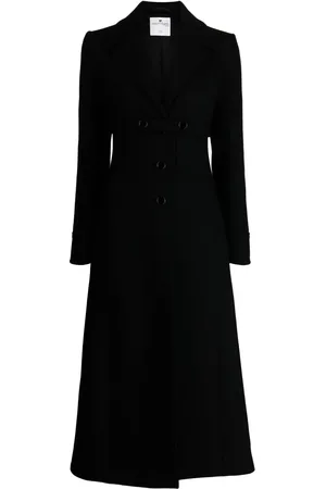 Courrèges Single-breasted A-line coat