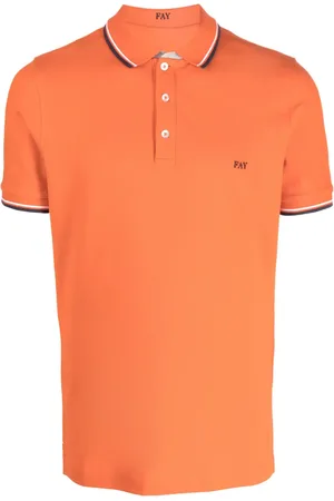 FAY Embroidered-logo polo shirt