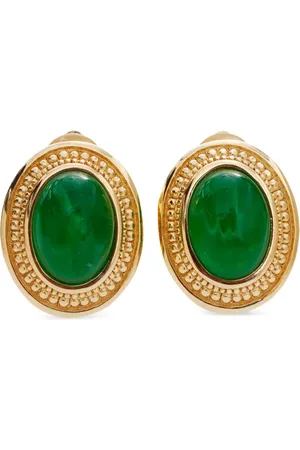 Dior Rhinestone clip-on earrings