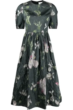 Erdem Floral-print midi dress