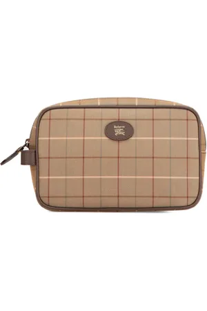 Burberry 20th Century Vintage Check Canvas clutch bag