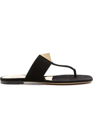 VALENTINO GARAVANI Leather flip-flop sandals