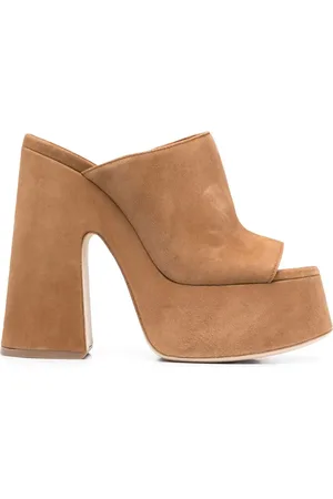 vic matiè Suede platform 150mm mules