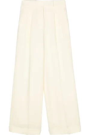 PESERICO SIGN Linen palazzo pants