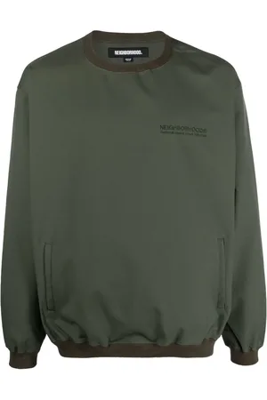 NEIGHBORHOOD Logo-embroidered long-sleeve sweatshirt