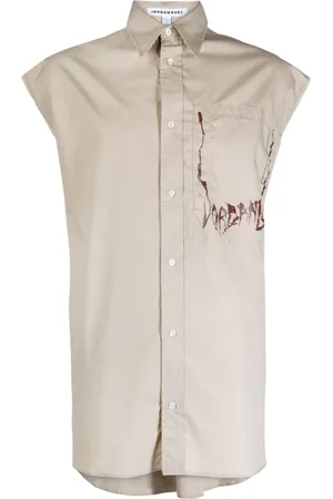 JORDAN LUCA Skulls cotton shirt
