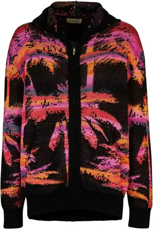 LANEUS Palm-intarsia cardigan