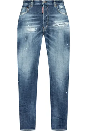 Dsquared2 Logo-patch cotton jeans