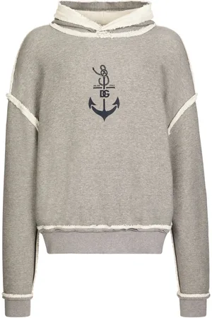 Dolce & Gabbana Logo-print contrasting-trim hoodie