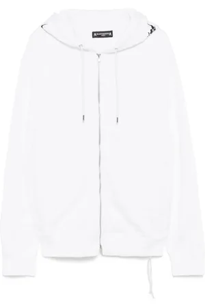 MASTERMIND Logo-printed zip-up hoodie
