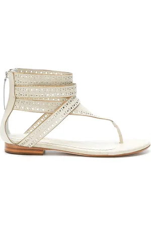 Sarah Chofakian Lis leather flat sandals