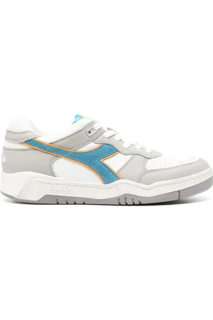 Diadora B.560 Used panelled leather sneakers