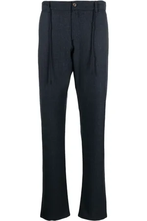 CANALI Drawstring-waist chinos
