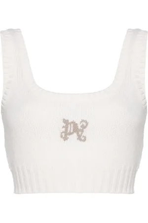 Palm Angels Monogram knitted top