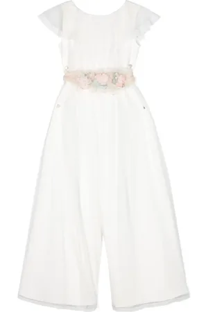 Amaya Tulle wide-leg jumpsuit