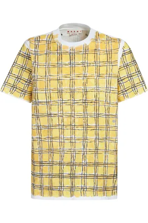 Marni Checked cotton T-shirt