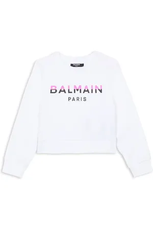 Balmain Logo-print cotton sweatshirt