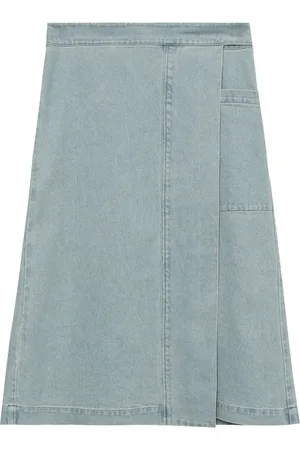 Proenza Schouler Iris denim midi skirt