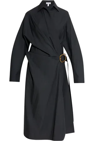 Loewe Belted wool dress