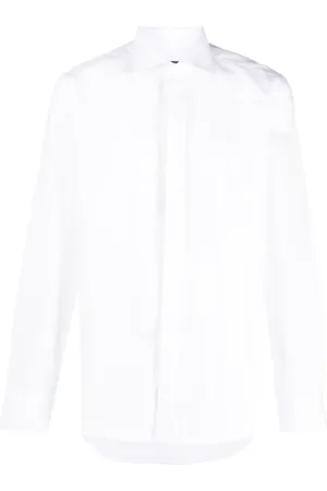 CANALI Concealed-fastening shirt