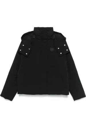 Maison Kitsuné Fox-patch puffer jacket