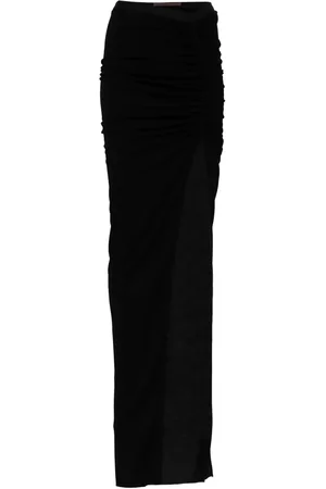 Rick Owens Waist-detail asymmetric skirt