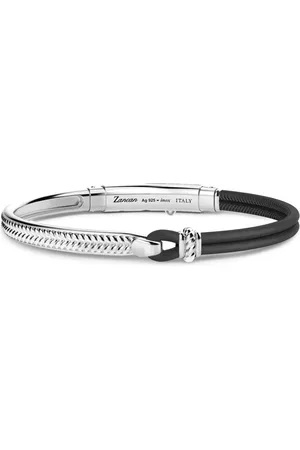 Zancan Engraved-logo bracelet