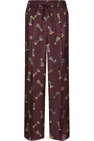Dolce & Gabbana Chess-print trousers